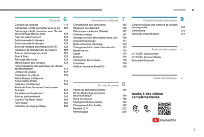 2017-2019 Citroën C3 Aircross Owner's Manual | French