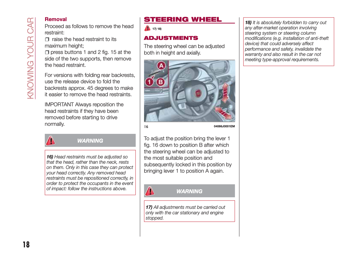 2016-2017 Fiat Tipo 4 Doors Owner's Manual | English