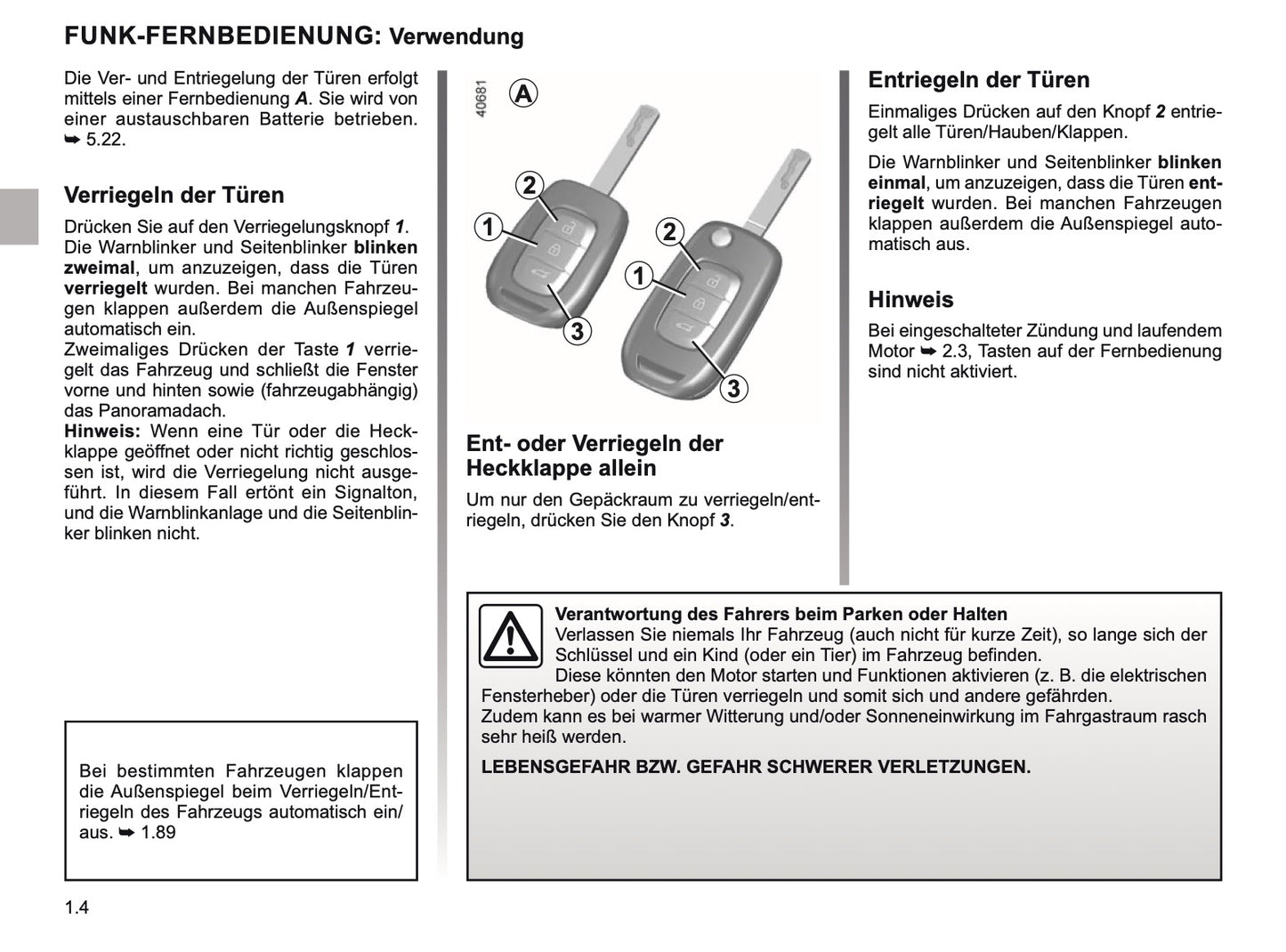 2019-2020 Renault Captur Gebruikershandleiding | Duits