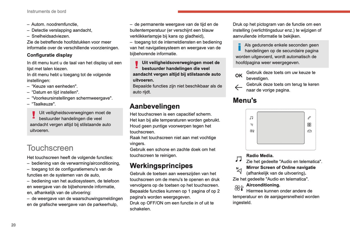 2019-2021 Citroën C3 Aircross Bedienungsanleitung | Niederländisch