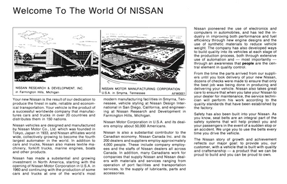 1995 Nissan 300ZX Gebruikershandleiding | Engels