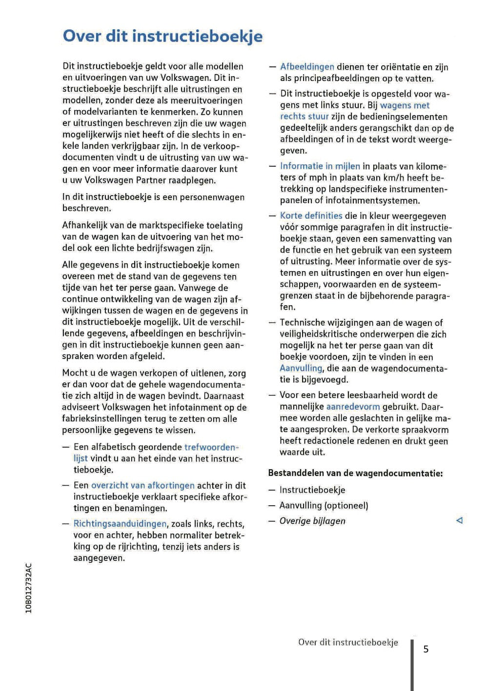 2020-2023 Volkswagen ID.3 Bedienungsanleitung | Niederländisch