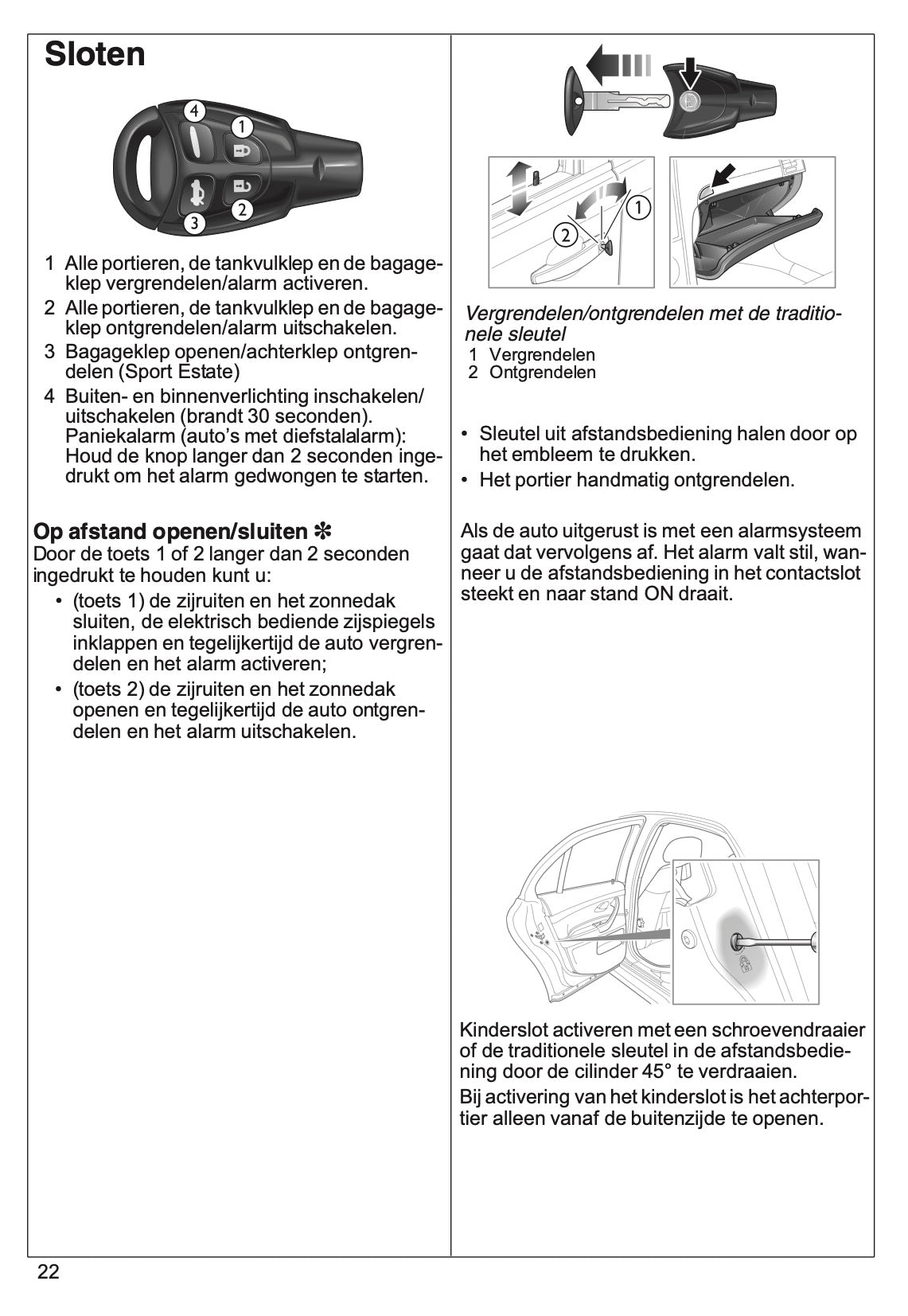 2007 Saab 9-3 Quick Start | Dutch