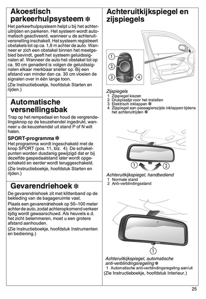 2007 Saab 9-3 Quick Start | Dutch