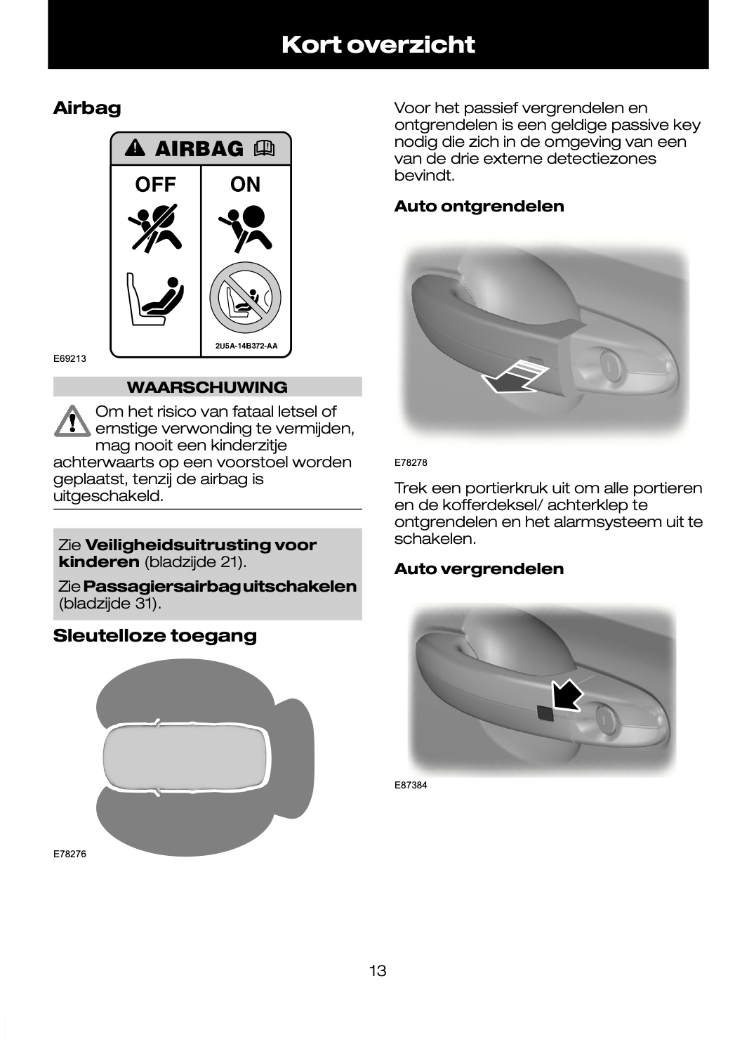 2008-2011 Ford Focus Owner's Manual | Dutch