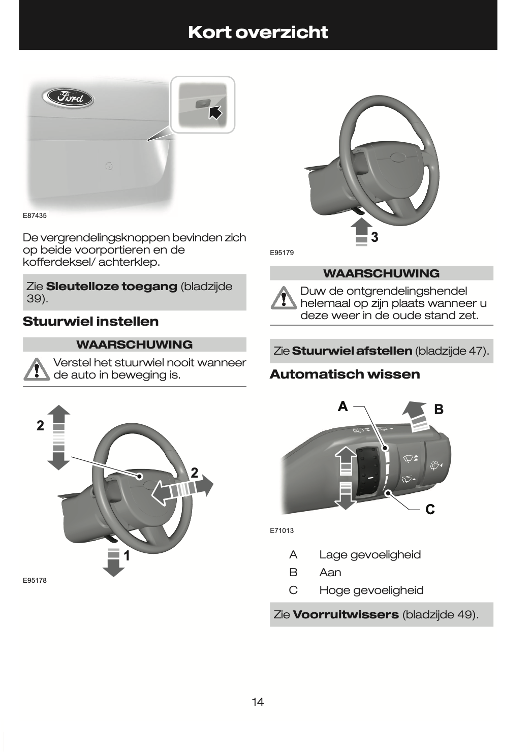 2008-2011 Ford Focus Owner's Manual | Dutch