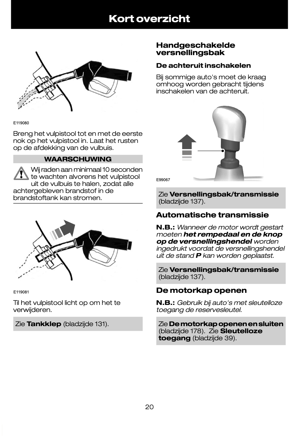 2008-2011 Ford Focus Owner's Manual | Dutch