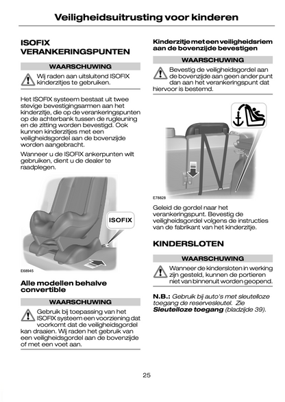 2008-2011 Ford Focus Owner's Manual | Dutch