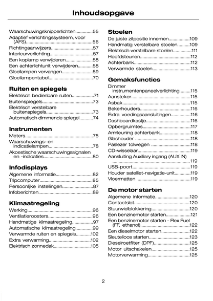 2008-2011 Ford Focus Owner's Manual | Dutch