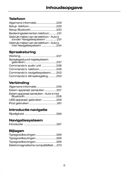 2008-2011 Ford Focus Owner's Manual | Dutch