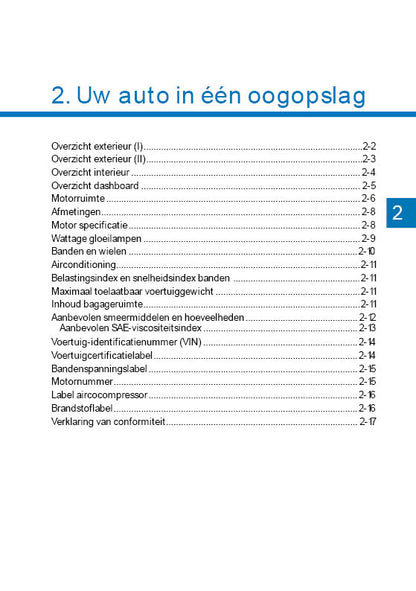 2020 Hyundai i10 Owner's Manual | Dutch