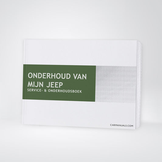 Jeep Onderhoudsboekje | Nederlands