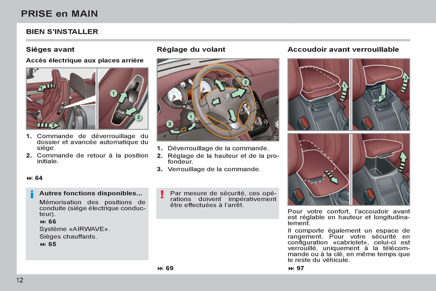 2011-2013 Peugeot 308 cc Gebruikershandleiding | Frans