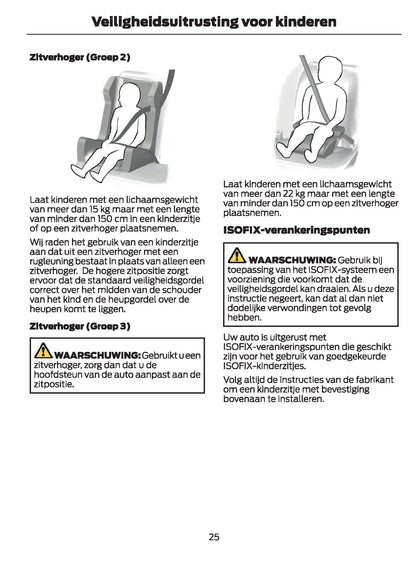 2021-2024 Ford Galaxy/S-Max Owner's Manual | Dutch