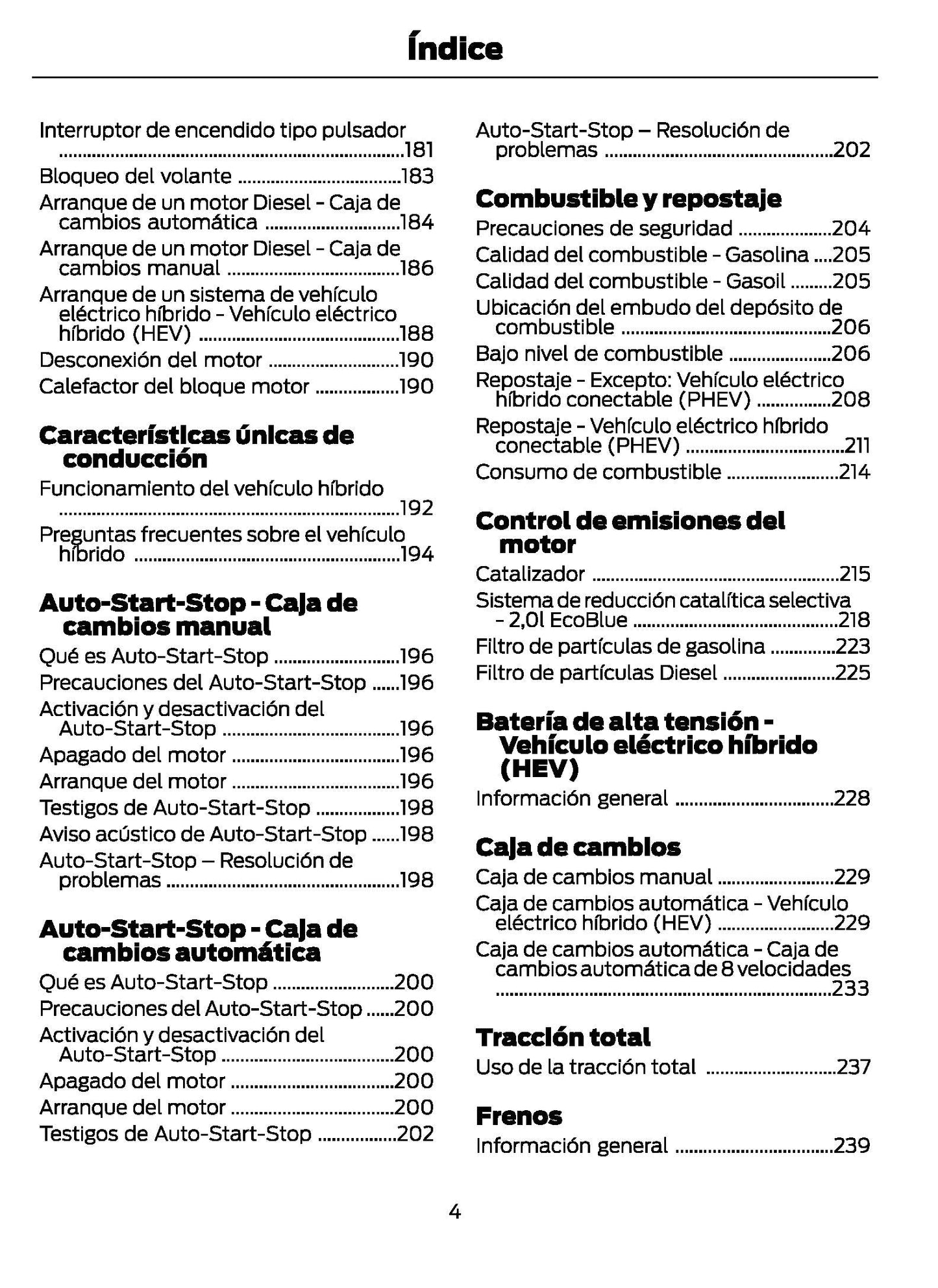 2021-2024 Ford Galaxy/S-Max Manuel du propriétaire | Espagnol