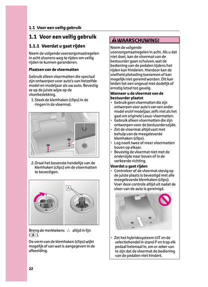 2022-2023 Lexus UX 250h Owner's Manual | Dutch