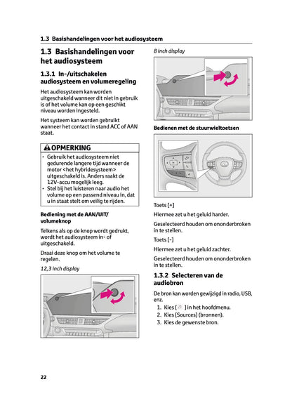 2022-2023 Lexus UX 250h Infotainment Manual | Dutch