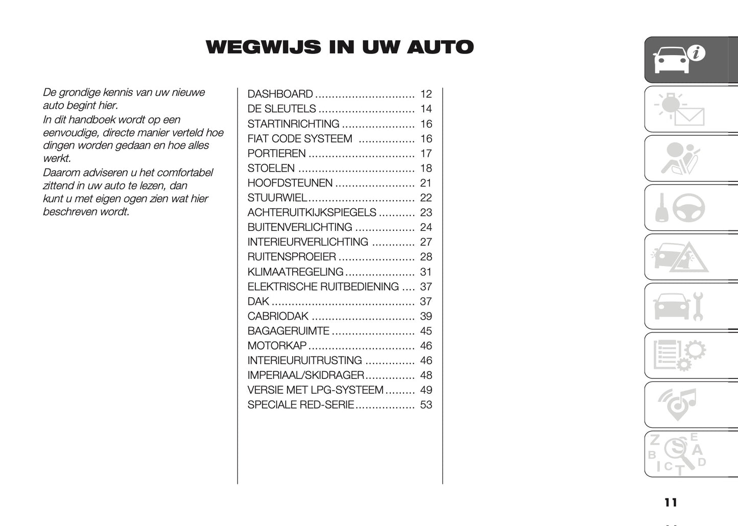 2022-2023 Fiat 500/500 Hybrid/500C/500C Hybrid Gebruikershandleiding | Nederlands