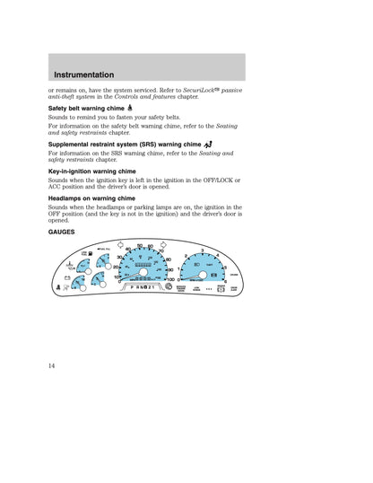 2000 Ford Excursion Owner's Manual | English