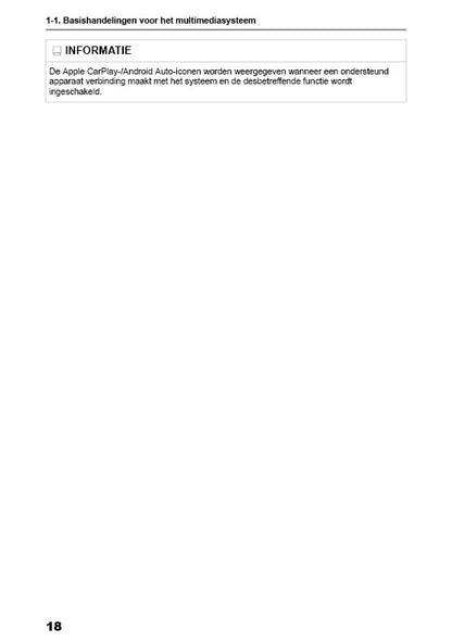 2024 Toyota Corolla Touring Sports Navigation Manual | Dutch