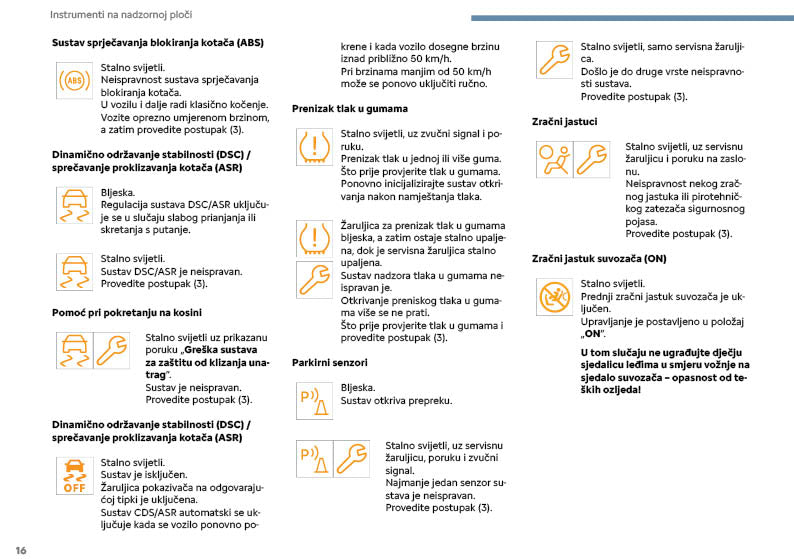 2025 Citroën C3 Owner's Manual | Serbian