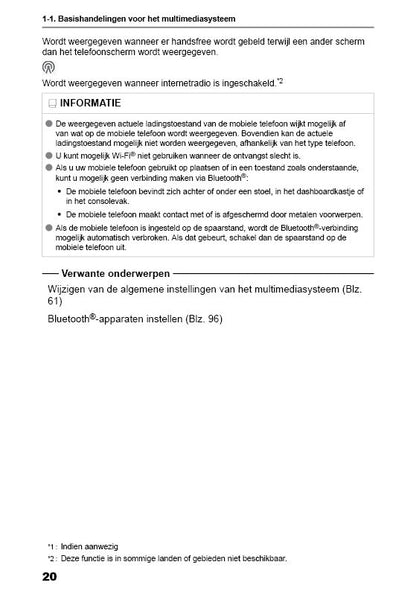 2024 Toyota Corolla Touring Sports Navigation Manual | Dutch