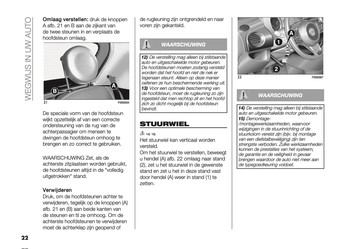 2022-2023 Fiat 500/500 Hybrid/500C/500C Hybrid Gebruikershandleiding | Nederlands