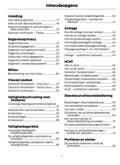 2024 Ford Puma Owner's Manual | Dutch