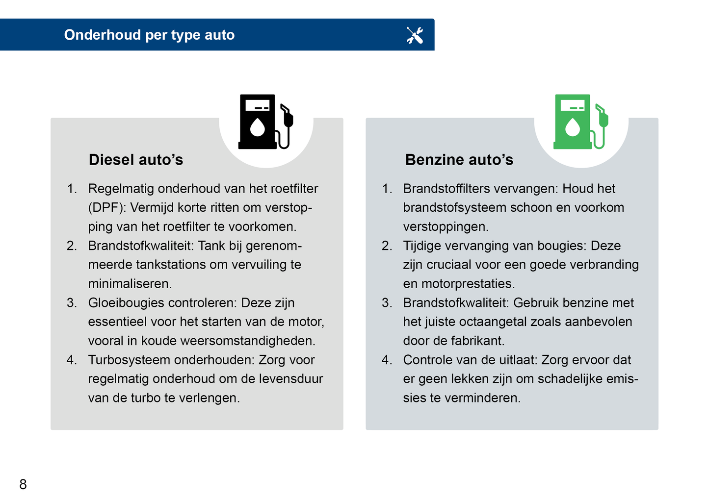 Seat Maintenance Book | Dutch