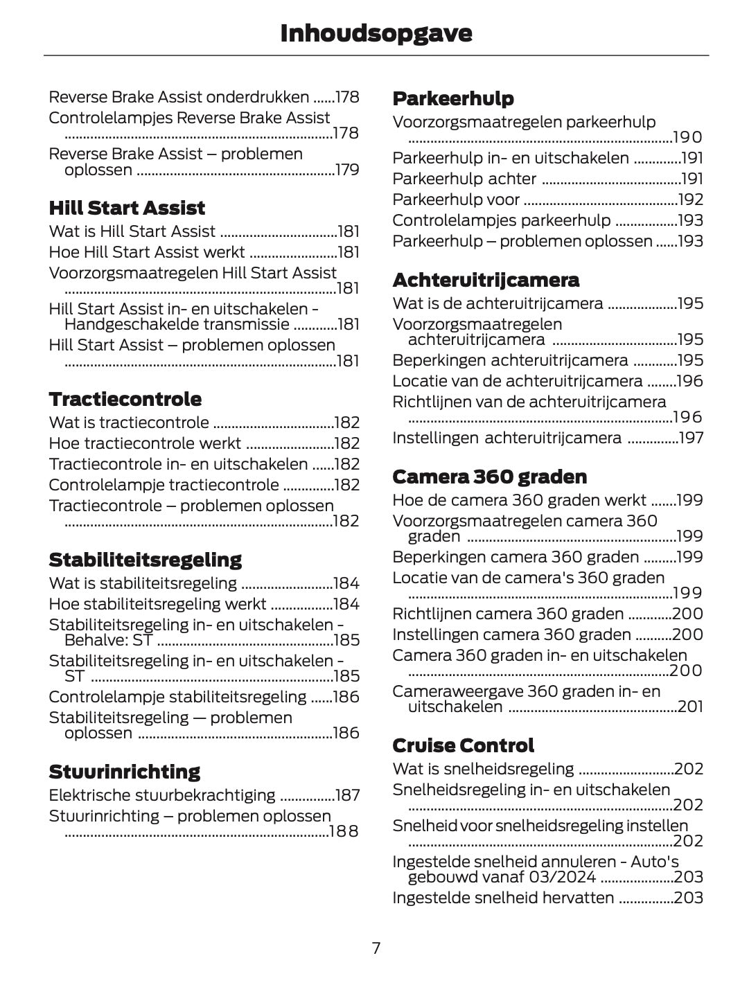 2024 Ford Puma Owner's Manual | Dutch