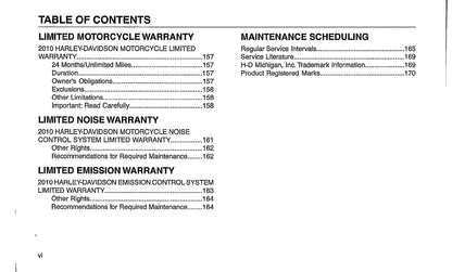 2010 Harley Davidson Dyna Owner's Manual | English