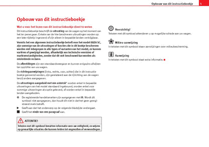 2009-2010 Seat Ibiza SC Owner's Manual | Dutch