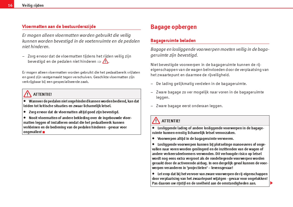 2009-2010 Seat Ibiza SC Owner's Manual | Dutch