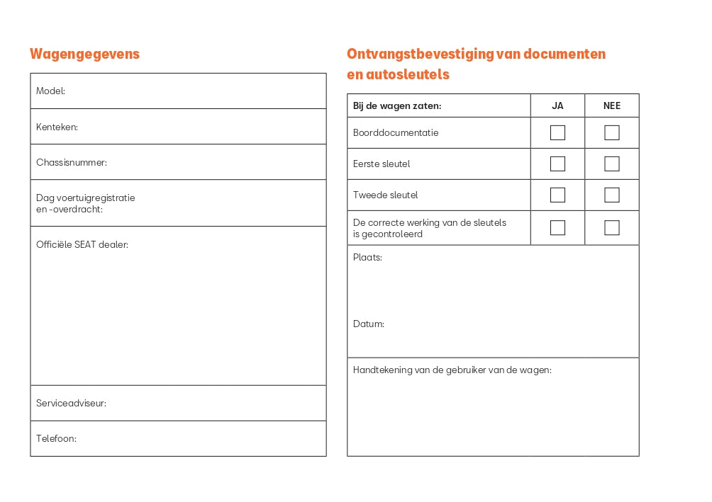 2018-2019 Seat Ibiza Owner's Manual | Dutch