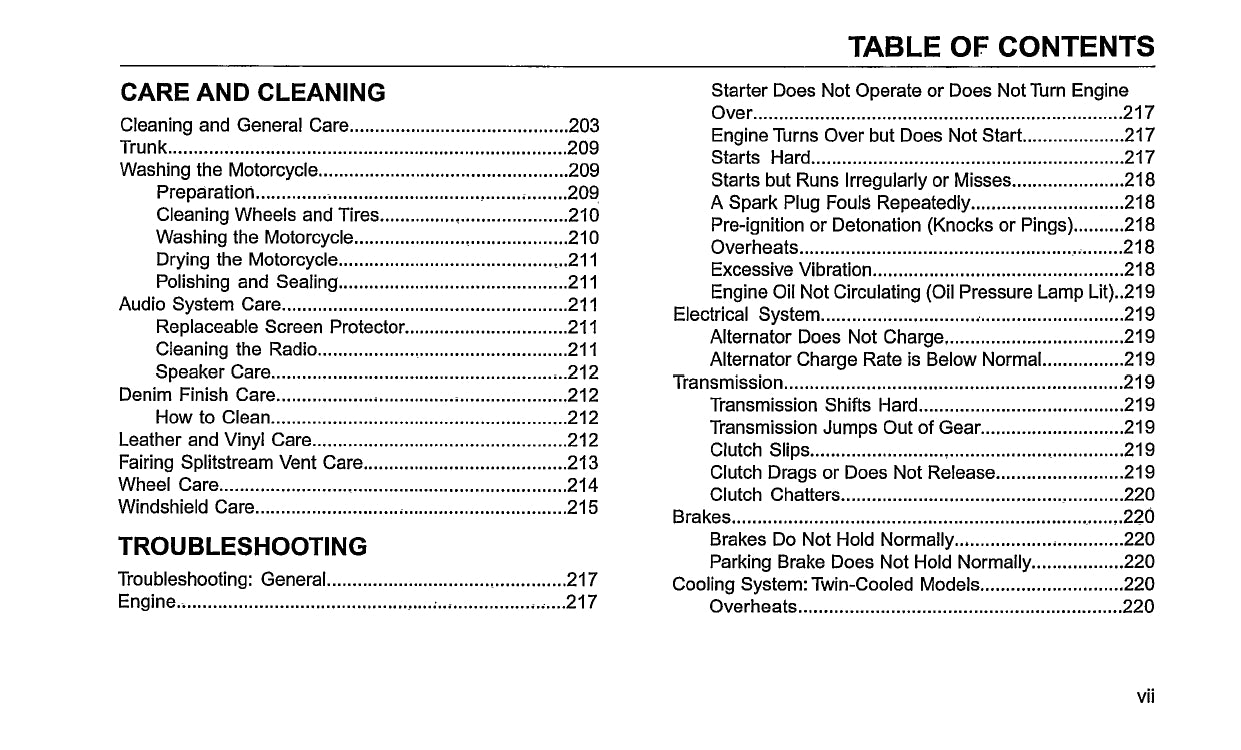 2016 Harley-Davidson Trike Owner's Manual | English