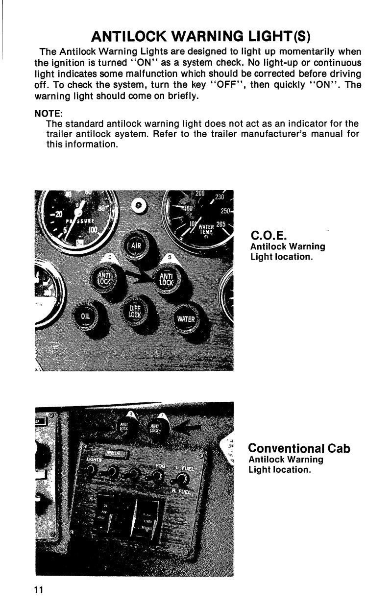 1981 - 1986 Peterbilt 359 Owner's Manual | English