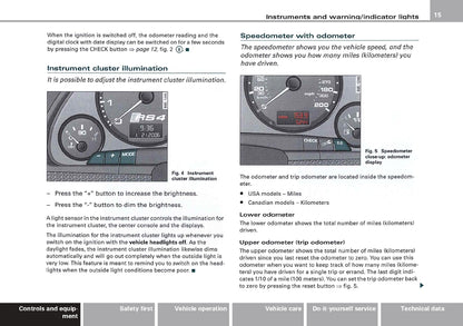2007 Audi RS4 Gebruikershandleiding | Engels