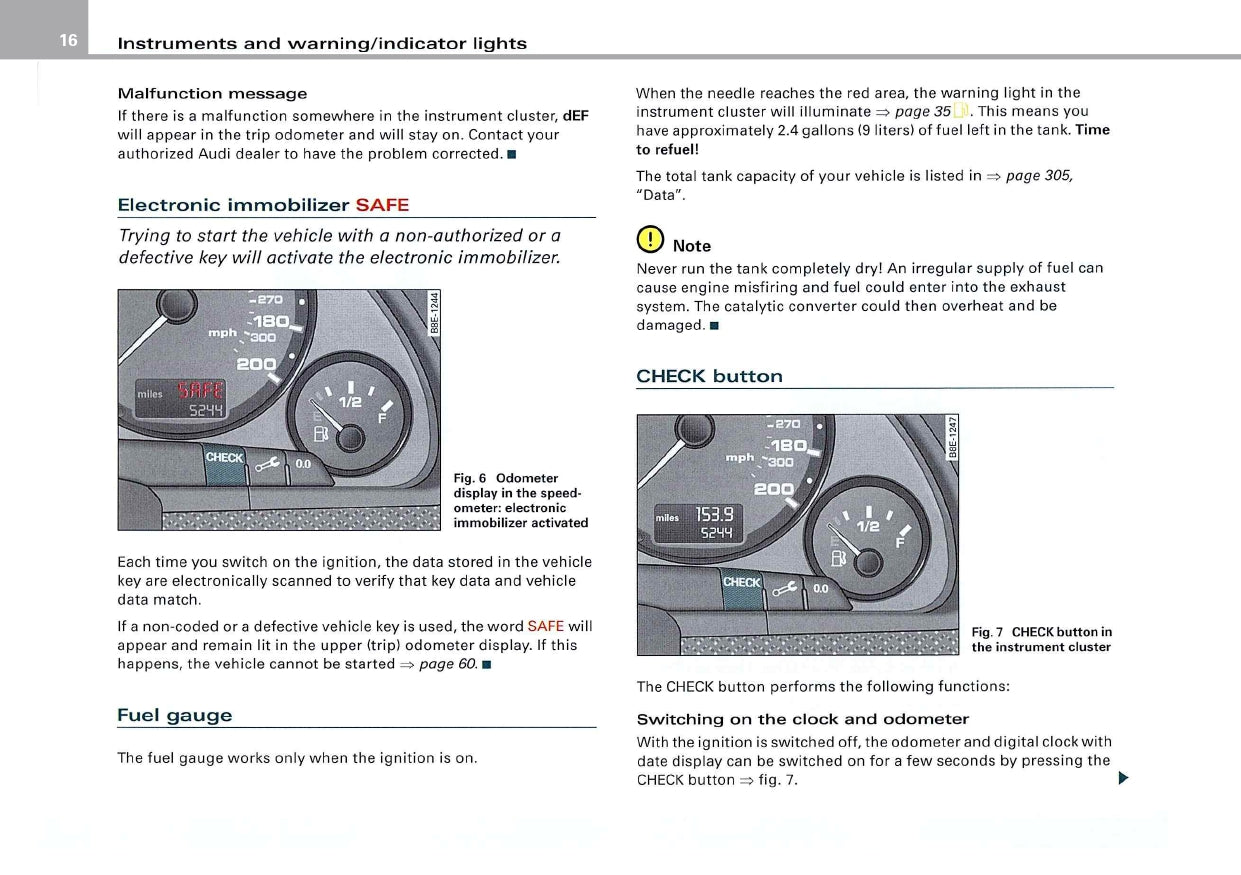 2007 Audi RS 4 Owner's Manual | English