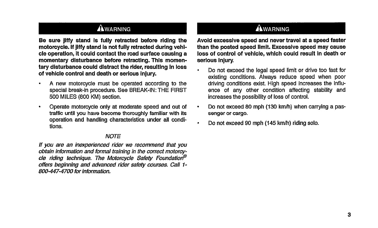 2003 Harley-Davidson FLHRSEI2 Owner's Manual | English