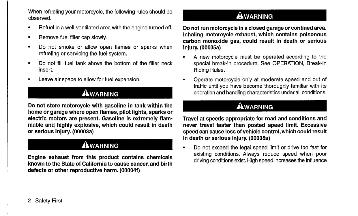 2010 Harley-Davidson Trike Owner's Manual | English