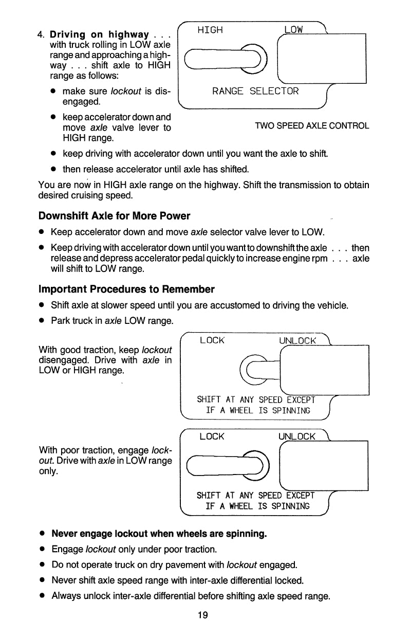 1981 - 1990 Peterbilt 379 Owner's Manual | English