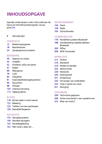 2014 Mini Countryman / Paceman Gebruikershandleiding | Nederlands