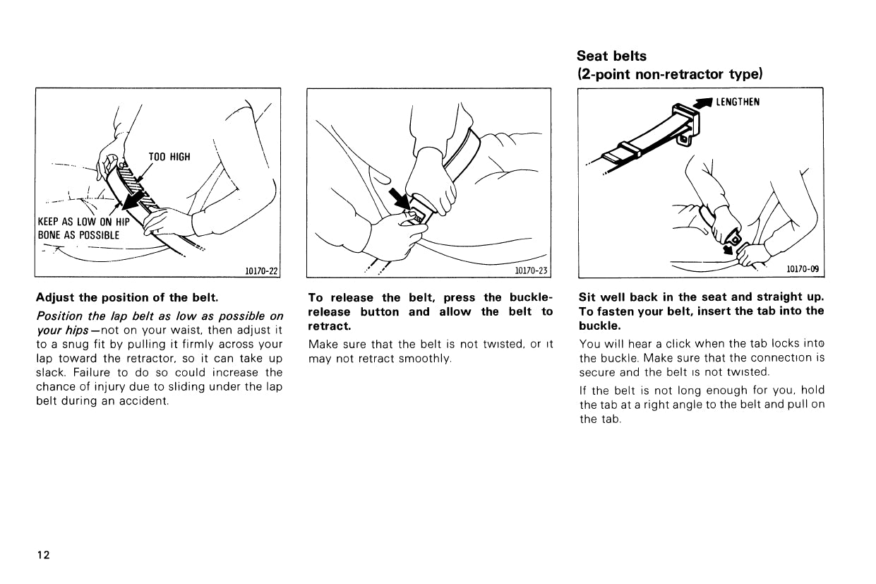 1987 Toyota 4WD Truck / 4Runner Owner's Manual | English