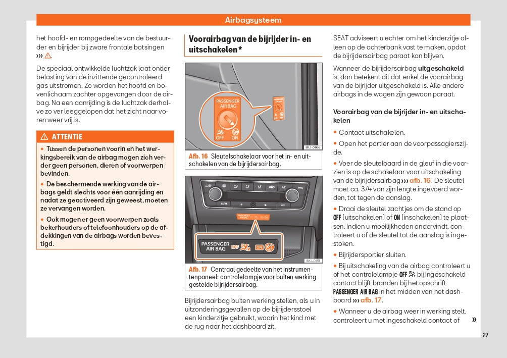 2021 Seat Ibiza Owner's Manual | Dutch