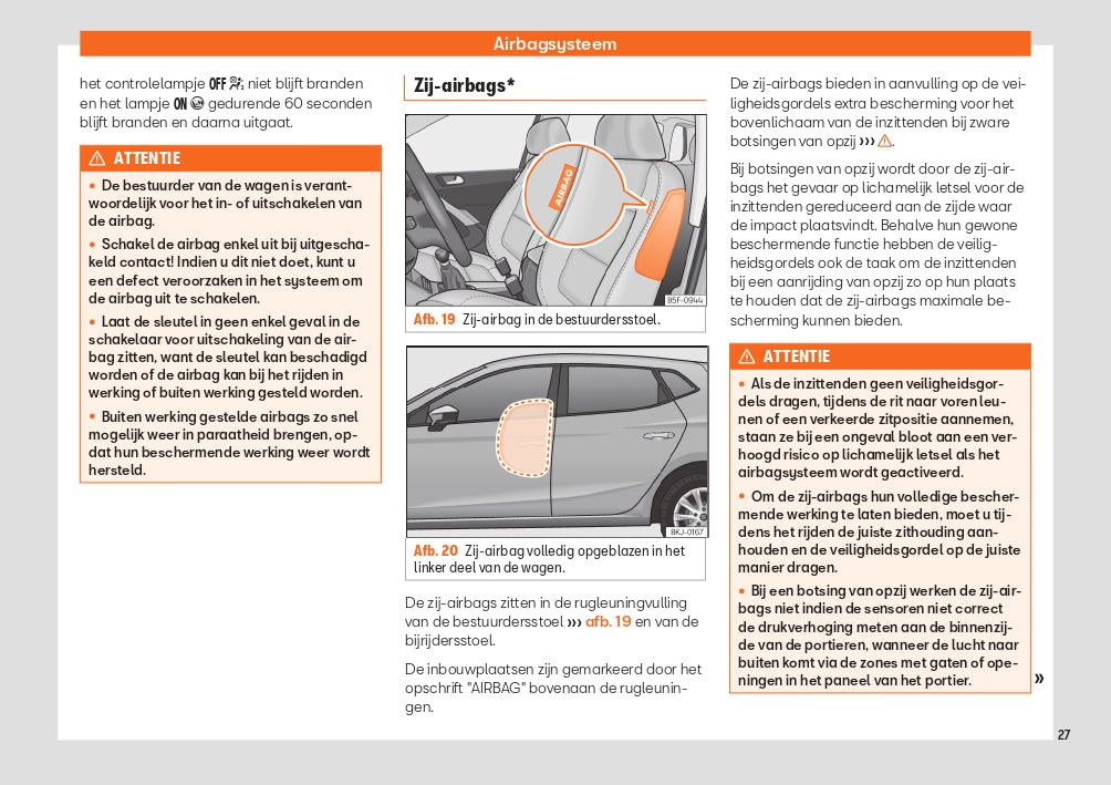 2019-2020 Seat Ibiza Owner's Manual | Dutch