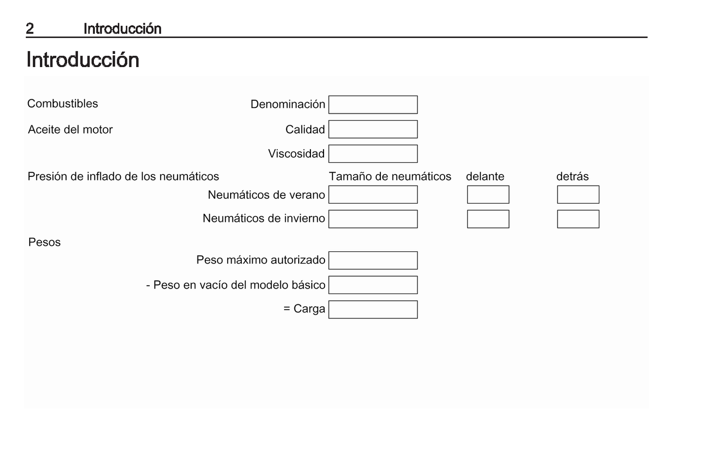 2023 Opel Corsa Owner's Manual | Spanish