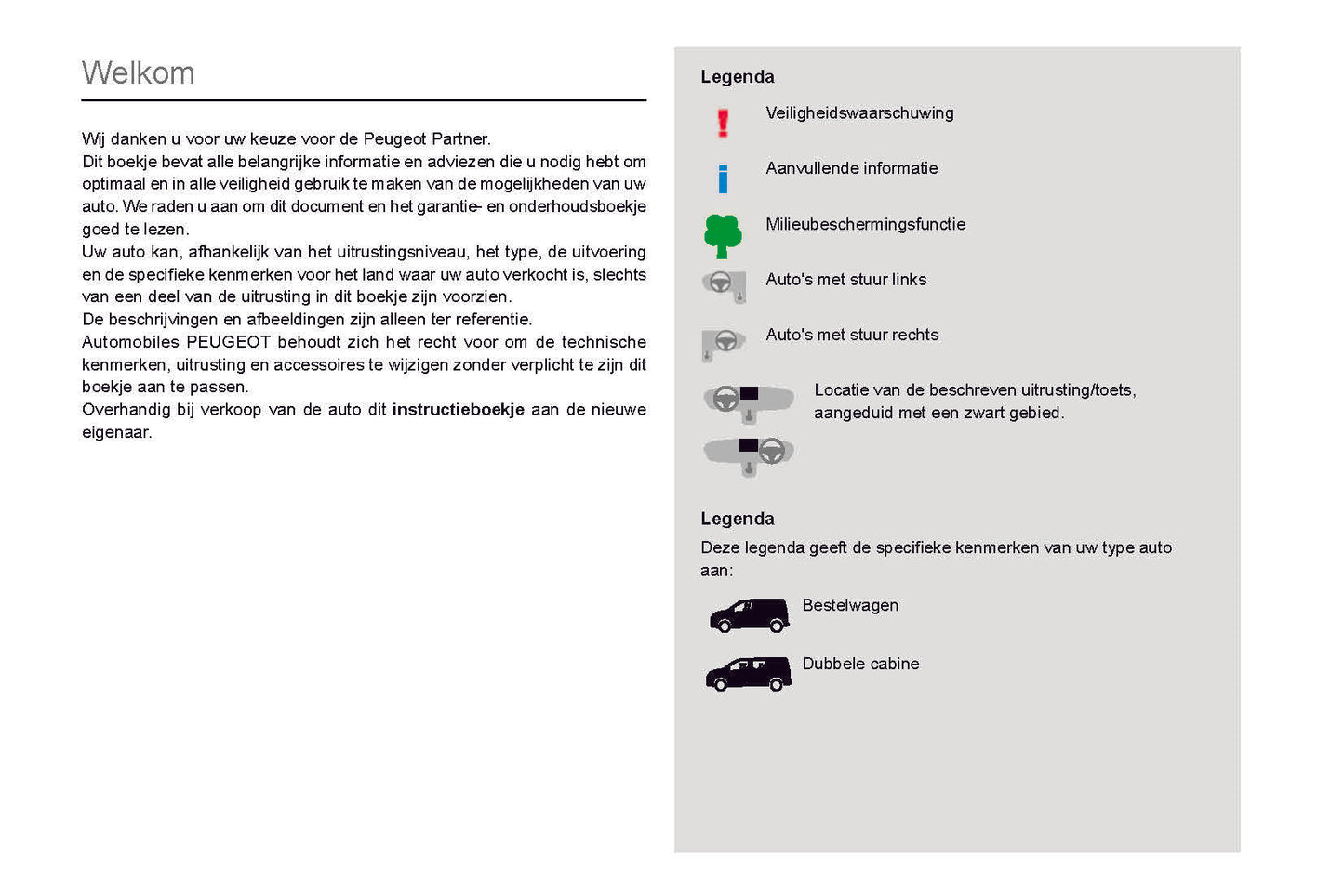 2019-2022 Peugeot Partner Gebruikershandleiding | Nederlands