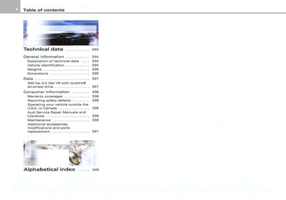 2006 Audi S4 Owner's Manual | English