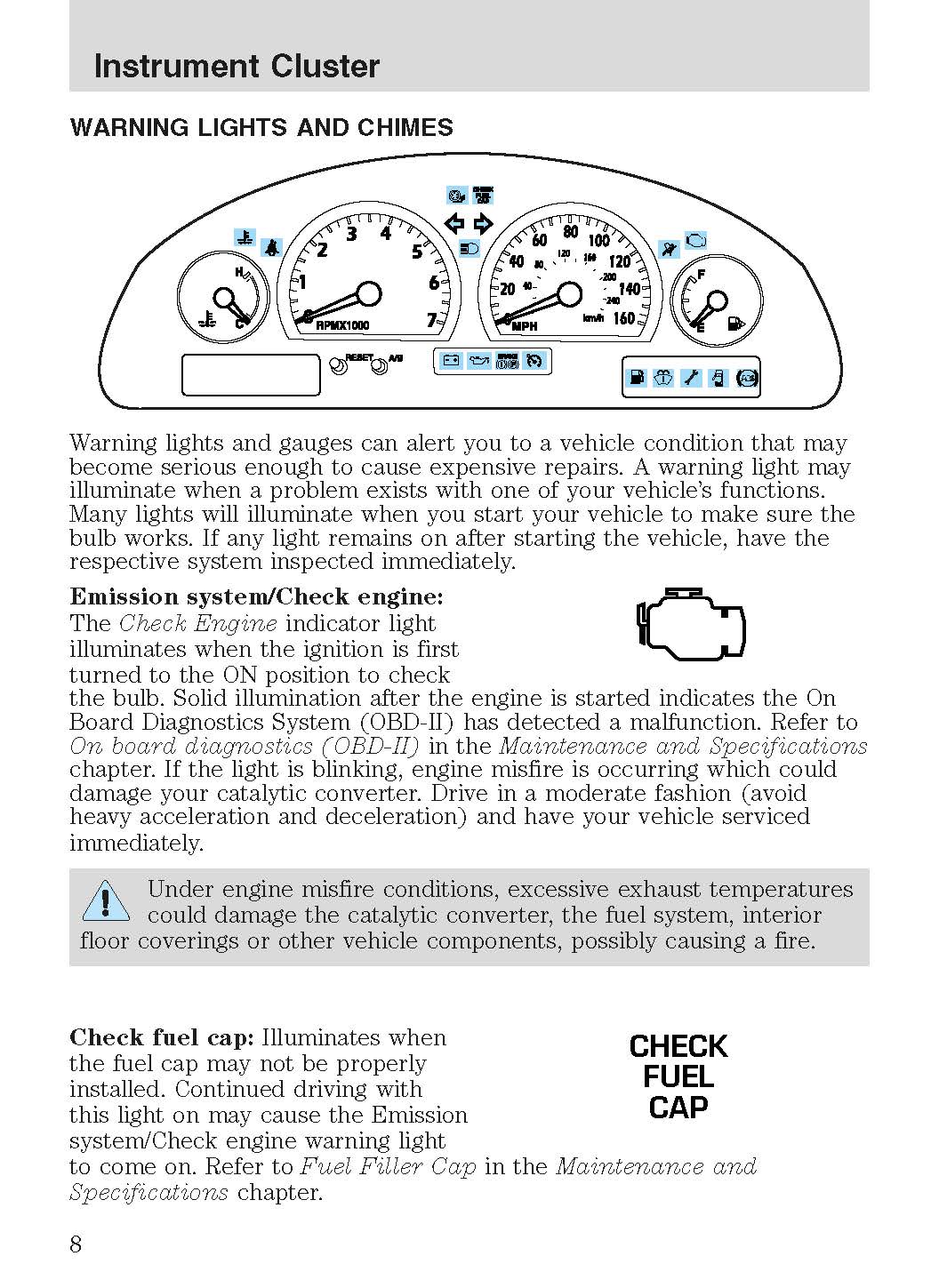 2003 Ford Thunderbird Gebruikershandleiding | Engels