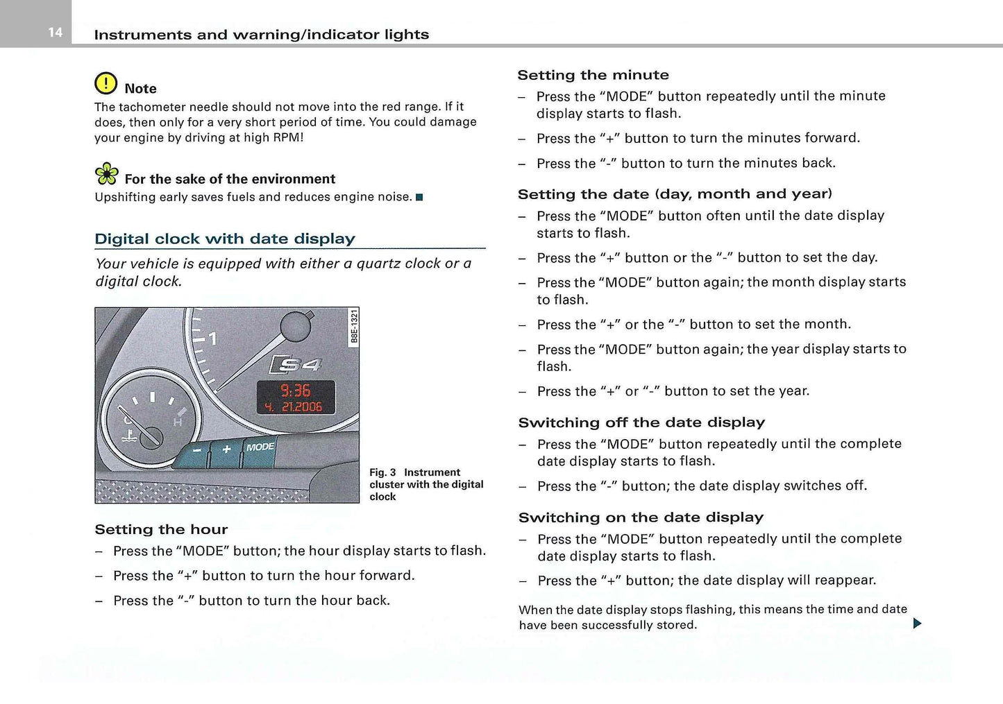 2006 Audi S4 Owner's Manual | English